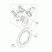 Схема узла: Передний тормоз Yamaha XJ600 Diversion (S-TYPE)