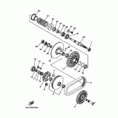 Схема вузла: Зчеплення 2 Yamaha XP500 T-MAX