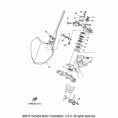 Схема вузла: Рульовий механізм Yamaha TTR125 TT-R125