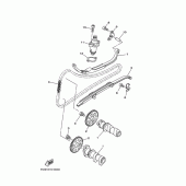 Схема узла: Распредвал и Цепь ГРМ Yamaha YP250 Grand Majesty