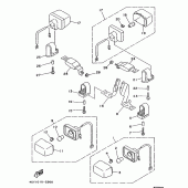 Схема узла: Поворотники Yamaha TT250R TT-R