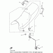 Схема узла: Сиденье Yamaha YZF600R Thundercat