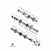 Схема узла: Трансмиссия Yamaha XV1700 Road Star S