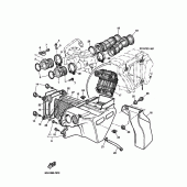 Схема узла: Впускная система Yamaha TT600