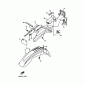 Схема узла: Крыло Yamaha XT225 XT225