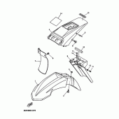 Схема узла: Крыло Yamaha DT125 DT125X