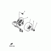 Схема узла: Генератор Yamaha WR250 WR250Z