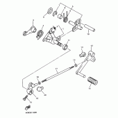 Схема узла: Schaltwelle.pedal Yamaha XJ900 Diversion