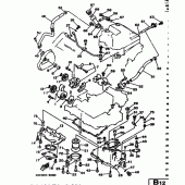 Схема узла: Масляный насос Yamaha TRX850