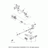 Схема узла: Вал переключения Yamaha XVS650 V-Star Classic