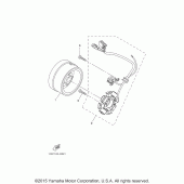 Схема вузла: Генератор Yamaha TTR230 TT-R230