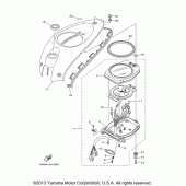 Схема узла: Панель приборов Yamaha XV1600 Midnight Star