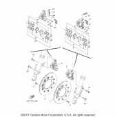 Схема узла: Передний тормоз Yamaha XTZ1200 Super Tenere ES