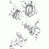 Схема вузла: Кришки картера 1 Yamaha FZ400