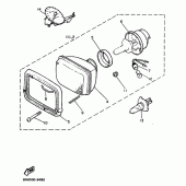 Схема вузла: Опція Yamaha XJ600 Diversion (S-TYPE)