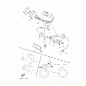 Схема вузла: Електроустаткування 1 Yamaha YZ125