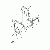 Схема вузла: Фара Yamaha TT-R250 TT-R250