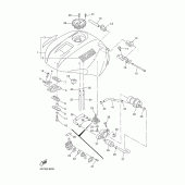 Схема вузла: Паливний бак Yamaha YZF-R1 R1