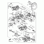 Схема узла: Карбюратор Yamaha YZF750 YZF750