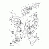 Схема узла: Впускная система Yamaha WR450F