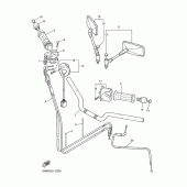 Схема узла: Guidon и cable Yamaha XJR1300