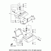 Схема вузла: Saddlebag Yamaha XVS1300 V-Star Tourer