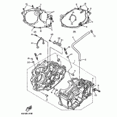 Схема вузла: Картер двигуна Yamaha TT600