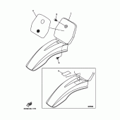 Схема вузла: Крило Yamaha TTR90 TT-R90