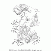 Схема узла: Масляный насос Yamaha XV1900 Raider S