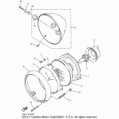 Схема узла: Фара Yamaha XVS650 V-Star Classic