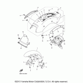 Схема узла: Крыло Yamaha XVS1100 V-Star Custom (with Flames)