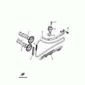 Схема узла: Распредвал и Цепь ГРМ Yamaha XP500 T-MAX