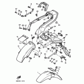 Схема узла: Pare boue Yamaha FZX750