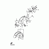 Схема вузла: Крило Yamaha XVZ1300 Royal Star Tour Deluxe