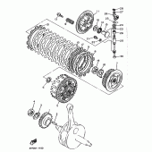 Схема вузла: Зчеплення Yamaha XTZ660 Tenere