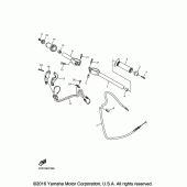Схема вузла: Кермо та Тросики Yamaha YZF-R1 R1S Limited Edition
