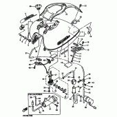 Схема узла: Топливный бак Yamaha XVZ1300 Royal Star Tour Deluxe