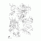 Схема вузла: Бічна кришка Yamaha XVS1100 V-Star Custom