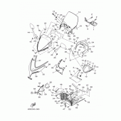 Схема вузла: Вітрове скло Yamaha XP500 T-MAX