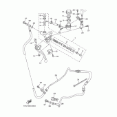 Схема вузла: Front master cylinder 2 Yamaha MT01 MT-01