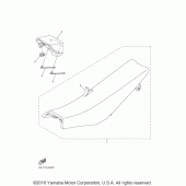 Схема узла: Сиденье Yamaha YZ450F YZ450FX