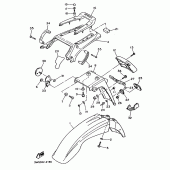 Схема узла: Крыло Yamaha XT500