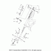 Схема узла: Рулевой механизм Yamaha XVS650 V-Star Custom