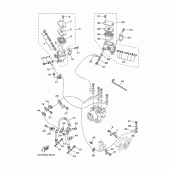 Схема узла: Передний тормозной цилиндр Yamaha XP500 T-MAX