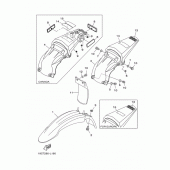 Схема вузла: Крило Yamaha TTR125 TT-R125