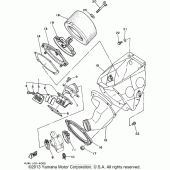 Схема узла: Впускная система Yamaha WR250 WR250Z