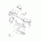 Схема вузла: Вал перемикання Yamaha VMX12 V-MAX