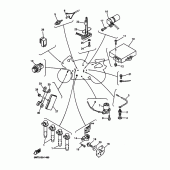 Схема вузла: Електроустаткування 1 Yamaha YZF-R6/ YZF600 R6