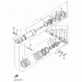 Схема узла: Задняя подвеска Yamaha XT600 XT600