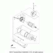 Схема вузла: Електричний стартер Yamaha FZ1 FZ1
